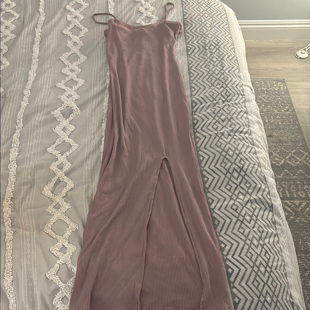 Heart & Hips Pink Sleeveless Spaghetti Strap Maxi Dress